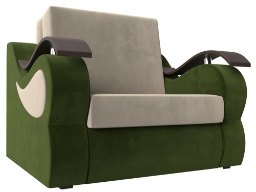 Кресло-кровать Меркурий 80 | бежевый | зеленый
