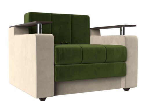 Кресло-кровать Мираж | Зеленый | Бежевый