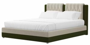 Кровать Камилла | бежевый | зеленый