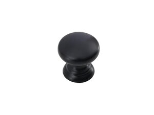 Кухня Ручка кнопка мебельная URSULA RC433BL. 4 BL Матовый черный