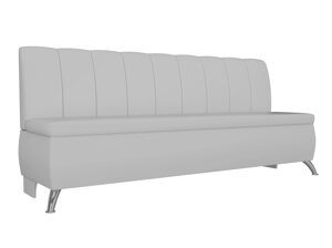 Кухонный прямой диван Кантри | Белый