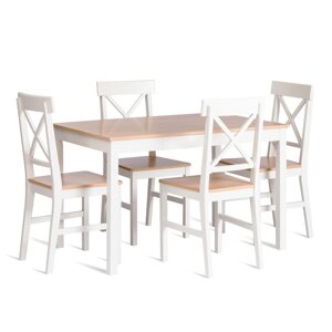 Обеденный комплект Хадсон (стол + 4 стула)- Hudson Dining Set (mod. 0103)