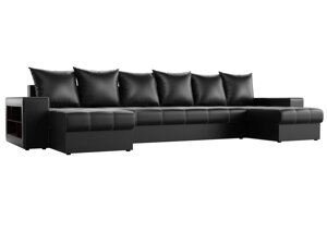 П-образный диван Дубай | Черный