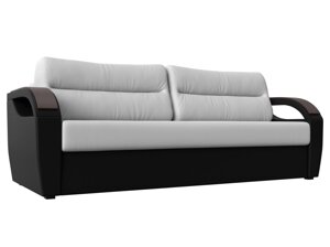Прямой диван Форсайт | Белый | Черный