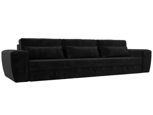Прямой диван Лига-008 Long | Черный