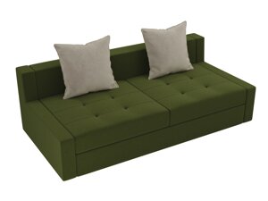 Прямой диван Мартин | Зеленый | Бежевый
