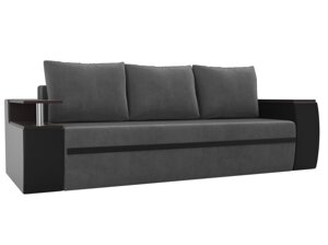 Прямой диван Ричмонд | Серый | черный