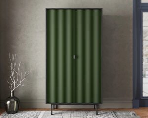 Шкаф двухдверный "Emerson" арт EM091-green-L