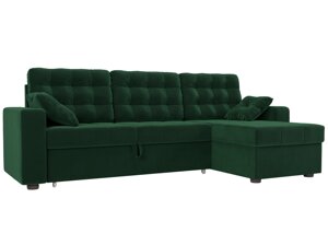 Угловой диван Камелот | Зеленый