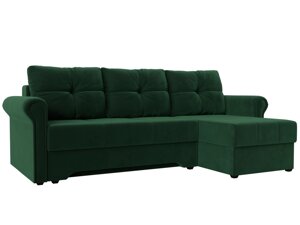 Угловой диван Леон правый угол | Зеленый