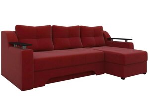 Угловой диван Сенатор | Красный
