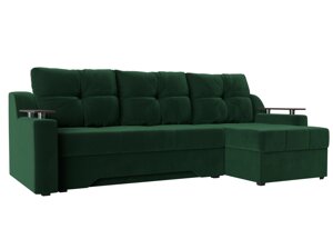Угловой диван Сенатор | Зеленый