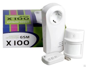 Индивидуальная система радиоохраны Комплект GSM-сигнализации Х-100