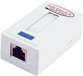 Nikomax коммутационные розетки NMC-WO2ue2-wtнастенная розетка nikomax, 2 порта, кат. 6, RJ45/8P8c, 110/KRONE,