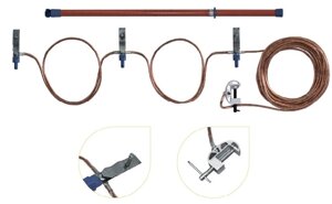 Переносное заземление ЗПЛ-10-3 Д сеч. 35 мм2, 3 штанги