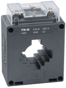 Трансформатор тока 500/5 кл0.5s черн, ПБ,U,с шин