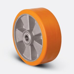 Колесо полиуретановое 125 мм, диск алюминий