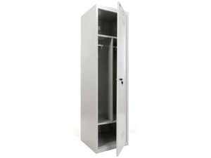 Металлический шкаф для одежды ПРАКТИК ML 11-50 (базовый модуль)