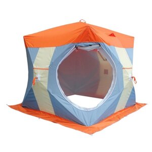 Палатка для зимней рыбалки с внутренним тентом Нельма Куб-2 Люкс