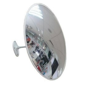 Обзорное зеркало, диаметр 430 мм белый кант