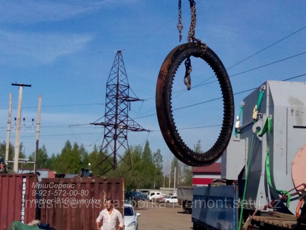 Опорный поворотный круг подшипник Hitachi от компании ГК "МашСервис" Запчасти и Ремонт спецтехники - фото 1