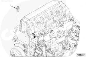 Фитинг для двигателя Cummins ISF 3.8L