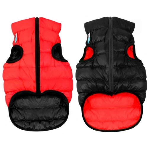 AiryVest куртка двухсторонняя для собак, цвет красно-черный. S30