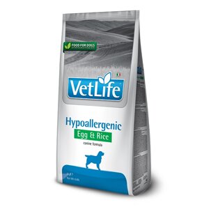 Farmina Vet Life Dog Hypoallergenic Egg & Rice, 2 кг.
