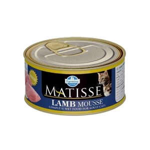 Matisse Lamb Mousse влажный корм для взрослых кошек мусс с ягненком. 300 гр.