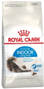 Royal Canin Indoor Long Hair сухой корм для длинношерстных кошек от 1 до 7 лет. 2 кг.