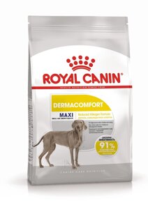 Royal Canin Maxi Dermacomfort сухой корм для собак крупных пород склонных к разражению и зуду кожи. 3 кг.