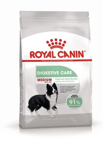 Royal Canin Medium Digestive Care сухой корм для собак средних пород с чувствительным пищеварением, 3 кг.