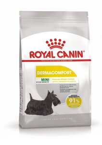 Royal Canin Mini Dermacomfort сухой корм для собак мелких пород склонных к разражению и зуду кожи. 3 кг.