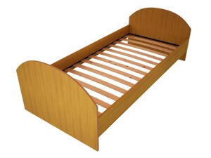Кровать одноярусная с ламелями из ЛДСП "ДКП-6"