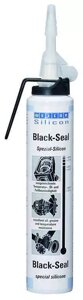 Black Seal (200мл) Спец-силикон. Герметик. Пресс-баллон. Черный.