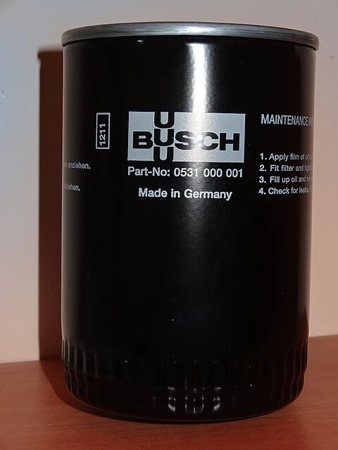 Масляный фильтр для вакуумных насосов Busch серии R5 артикул 0531000005 - Россия