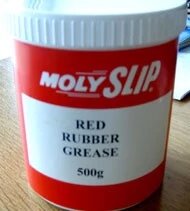 Molyslip Red Rubber. Защитная смазка резиновых уплотнений, тормозных  и гидравлических шлангов 0,5 кг - Екатеринбург