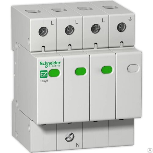 Ограничитель перенапряжения УЗИП 3п+N 20кА 400В Schneider Electric - особенности