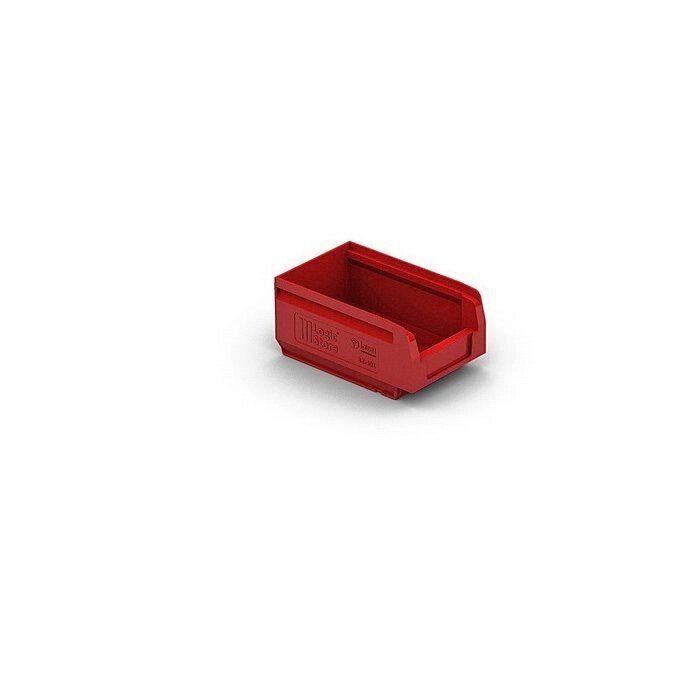 Лоток для склада Logic Store 12.401.40 165х100х75 мм 1 л красный от компании ООО "ПаллетПласт" - фото 1