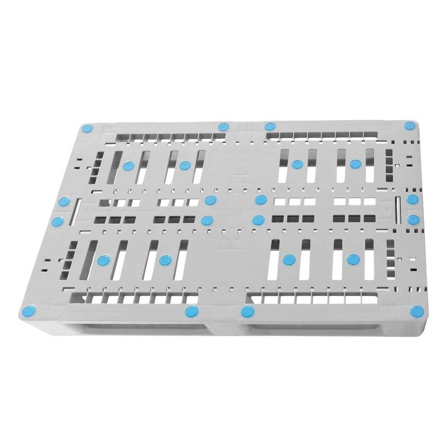 Пластиковый поддон 1200х800х150 перфорированный CR 1208 А1 Palgrip от компании ООО "ПаллетПласт" - фото 1