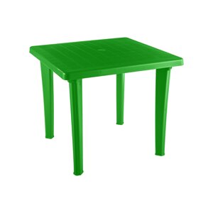 Стол пластиковый квадратный зеленый 85 х 85 х 74 см 1/1