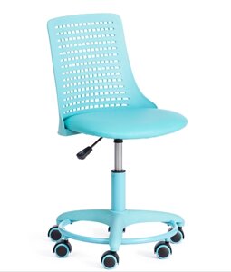 Кресло детское компьютерное «Кидди»KIDDY) голубой экокожа TCH