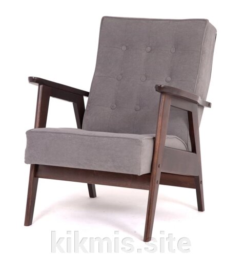 Кресло для отдыха РЕТРО (темный тон / RS 15 - темно-серый)