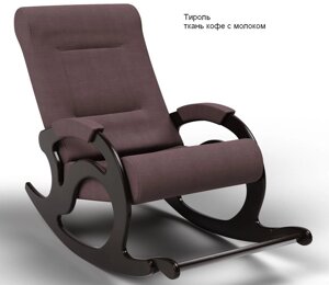 Кресло-качалка "Тироль"с подножкой ткань КП