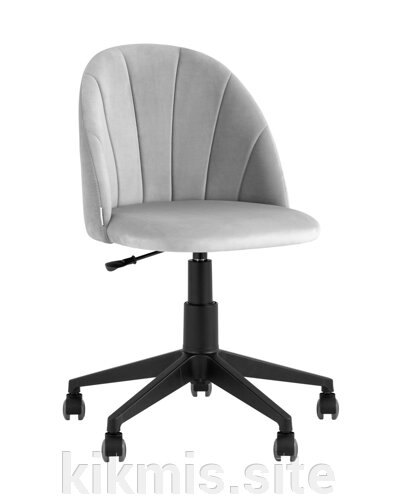 Кресло компьютерное STOOL GROUP Логан Велюр светло-серый