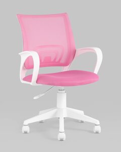 Кресло офисное Stool Group ST-BASIC-W Розовый/Белый