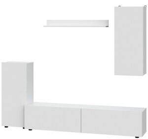Мебель для гостиной SV-мебель МГС 10 Белый текстурный