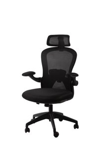 Офисное кресло DEC-8901 сетка черн\ткань черн ТГ пластик ИМ