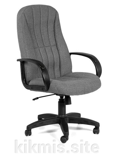 Офисное кресло руководителя «Сириус»СН 685) серое пласт ИМ
