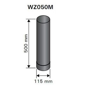 Труба Harvia WZ050ST, 0.5 м